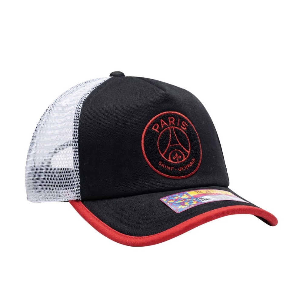 Paris Saint-Germain Unisex Strike One8th TR-28 PRO‎ Trucker Adjustable Hat Black - Picture 2 of 7
